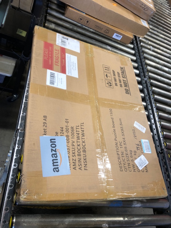 Photo 1 of 1500 Piece Wooden Jigsaw Puzzle Table - 6 Drawers