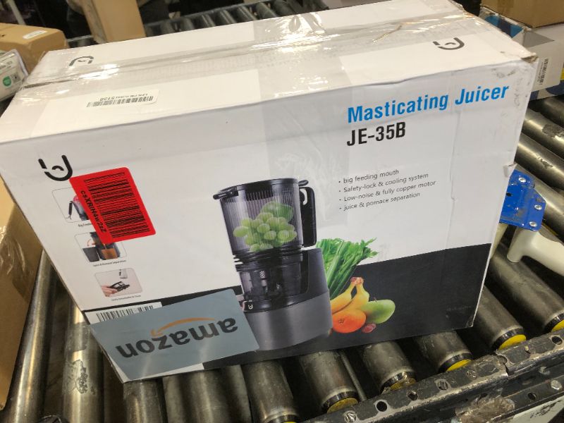 Photo 2 of Cold Press Juicer Machines, 350W Masticating Juicer with 5.8" Inch Large Feed Chute for Whole Fruits and Vegetables, Slow Juices Extractor Easy to Clean