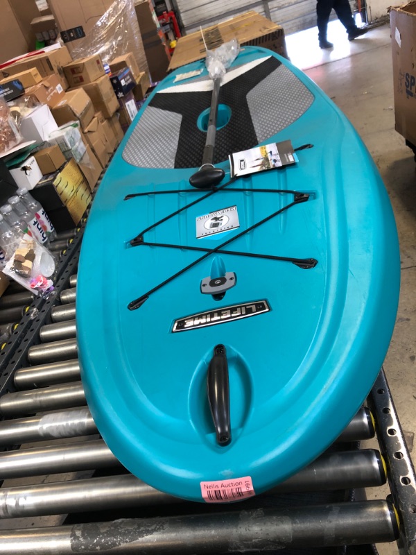 Photo 2 of Lifetime Horizon 100 Hardshell Stand-Up Paddleboard (Paddle Included), Teal