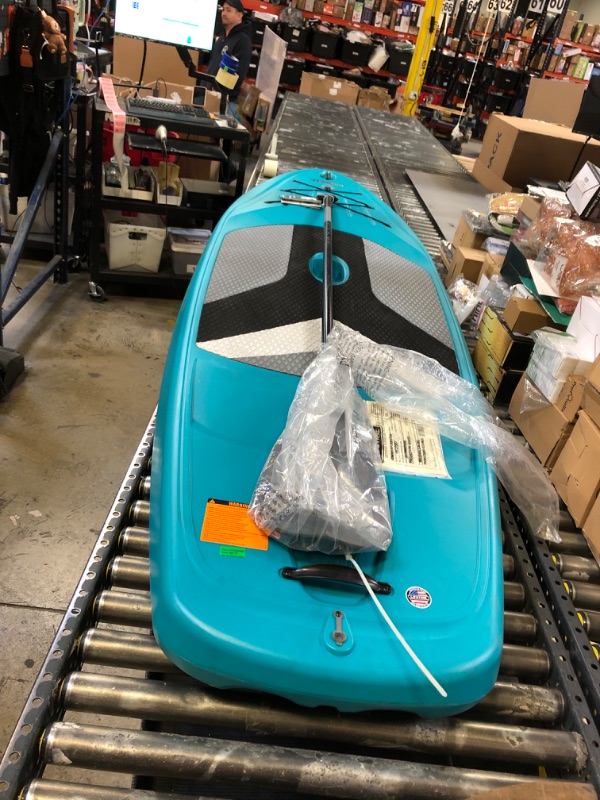 Photo 4 of Lifetime Horizon 100 Hardshell Stand-Up Paddleboard (Paddle Included), Teal