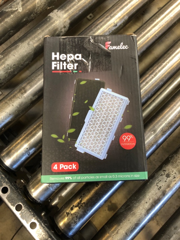 Photo 2 of FAMELEC for Miele Hepa Airclean 50 Filter, Compatible with Miele Hepa Filter SF-HA 50 Models S4, S5, S6, S8, Fits for Miele C1, C2 Compact, for Miele C3, C2 Complete, Filter for Miele Vacuum Cleaner