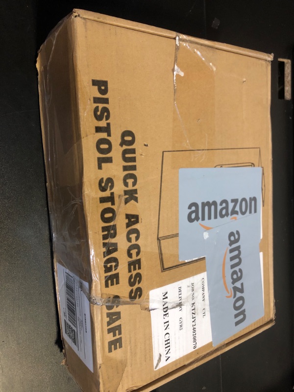 Photo 1 of HARDROCK Biometric Slider Gun Safe for Handgun,Hidden Fingerprint Gun Safe Box for Home Nightstand Desk Bedside,Wall Mounted Lock Quickly Access Sliding Door Pistol safes,PIN Code Key