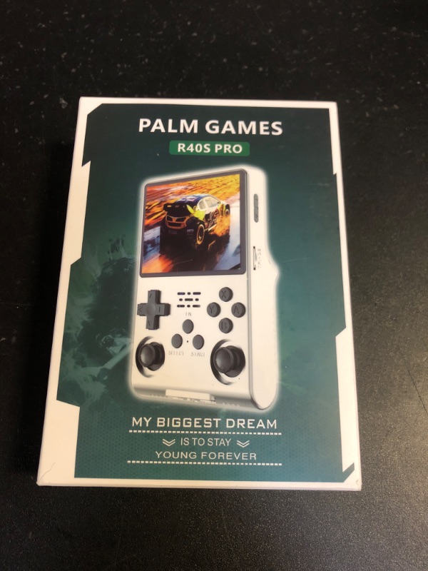 Photo 1 of GWALSNTH R40S Pro Handheld Game Console, 30000 HD Games Mini Retro Video Console, 3.5-Inch IPS Screen,256GB Memory,Built in 45 Emulators,3800mAh Battery (White 256GB)