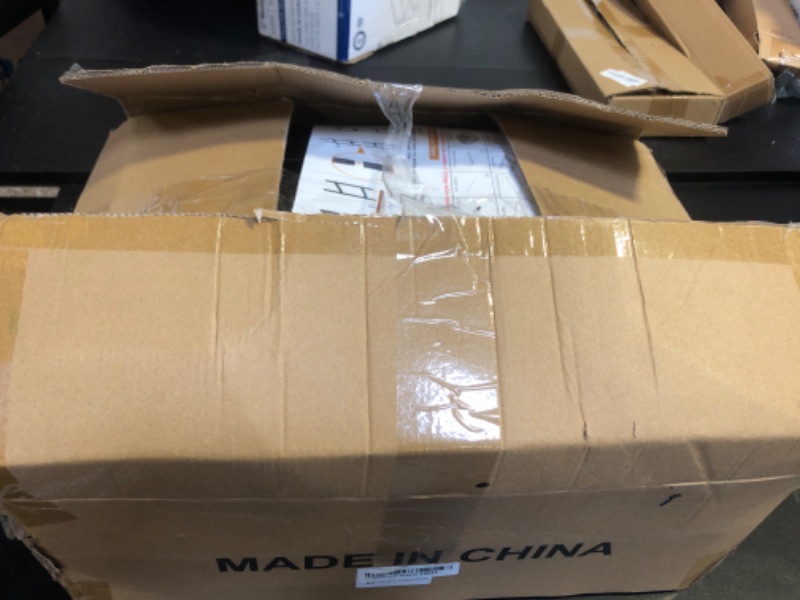 Photo 1 of 5-Tier Rolling Storage Cart with Wheels, Large Capacity Utility Cart with Wooden Tabletop & Mesh Baskets for Kitchen, Bathroom & Laundry Room