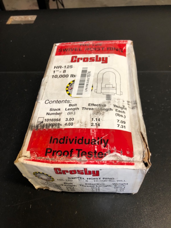 Photo 2 of CROSBY H RNG 10000#1"X4. 0 HR125 (1016969)