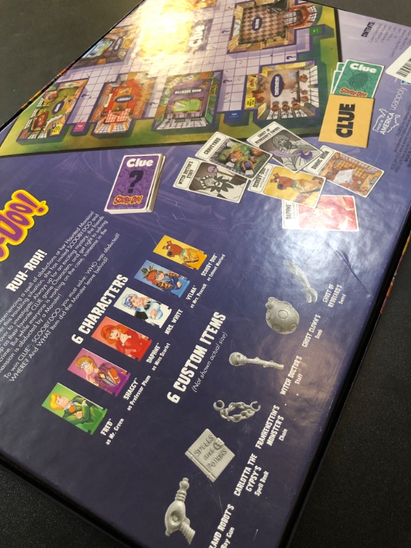 Photo 1 of CLUE: Scooby-Doo Board Game | Official Scooby-Doo Merchandise Based on The Popular Scooby-Doo Cartoon | Classic Clue Game Featuring Scooby-Doo Characters | Gather The Gang and Solve The Mystery!