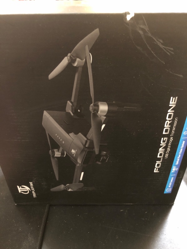 Photo 2 of TRIPLEFINE TF35 PRO 2-Axis Gimbal Drone with Camera for adults 4k, 2 Batteries 80-Min Flight Time, 11500 FT Range Transmission, 4K/30FPS EIS Camera, GPS Drone with Brushless Motors, FAA Certification Completed