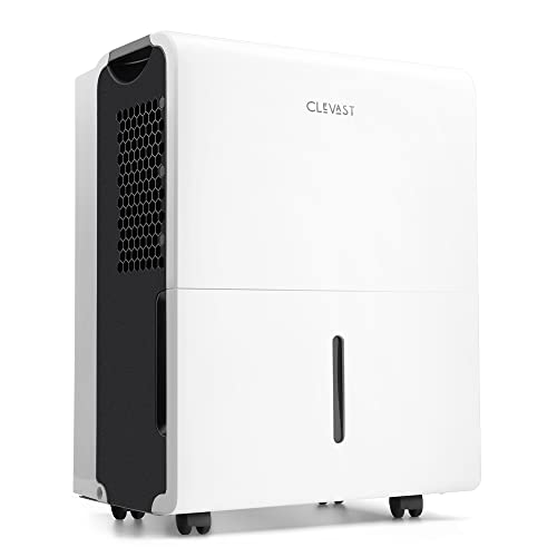 Photo 1 of Dehumidifier for Home Basement Energy Star - CLEVAST 1,500 Sq. Ft 22 Pints with Reusable Air Filter for Bedrooms, Bathrooms, Living Room, Garage and Closet, 0.8 Gallons Capacity Detachable Water Tan