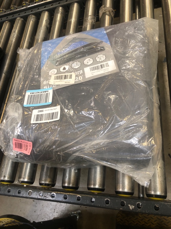 Photo 1 of RAINDEWAY Tarps Heavy Duty Waterproof 10x20 Feet -14 Mils Super Heavy Duty Tarp with Metal Rings and Reinforced Corners and Edges, UV Resistant, Multipurpose Poly Tarp,Blue/Gray tarp