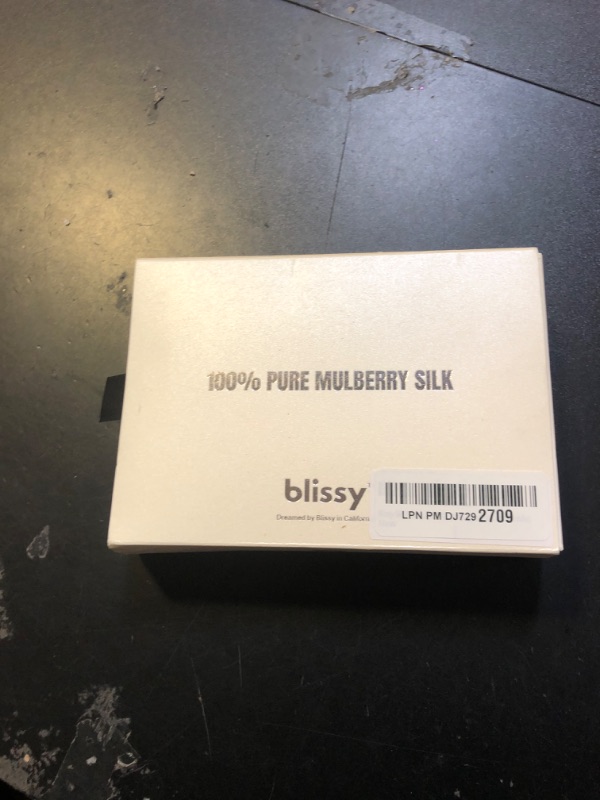 Photo 1 of Blissy Silk Pillowcase - 100% Pure Mulberry Silk - 22 Momme 6A High-Grade Fibers - Silk Pillow Cover for Hair & Skin - Regular, Queen & King with Hidden Zipper (Standard,Blissy White)