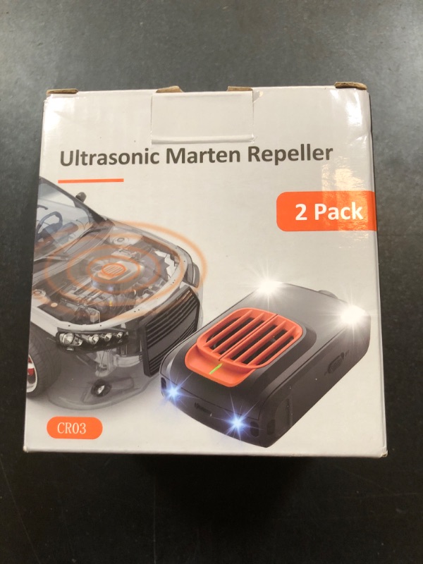 Photo 2 of CIIC Mouse Repellent, Upgraded Rodent Repellent for Car Engines, Ultrasonic Repellent Plug in, 4 Strobe Lights Repeller Under Hood, Keep Rodents out of Cars,Garage,Barn,Kitchen, Indoor &Outdoor -2Pack