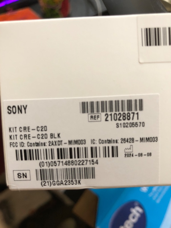 Photo 3 of Sony CRE-C20 Self-Fitting OTC Hearing Aids for Mild to Moderate Hearing Loss, Prescription-Grade Sound Quality, Compact Virtually Invisible Design, Customizable App, and Rechargeable Battery