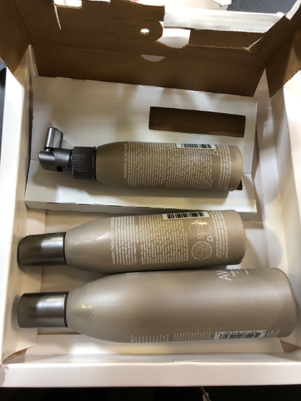 Photo 2 of Surface Hair Awaken Kit: Shampoo, Conditioner, Scalp Elixir and Therapeutic Treatment - for Thinning Hair, Hair Loss and Thickening