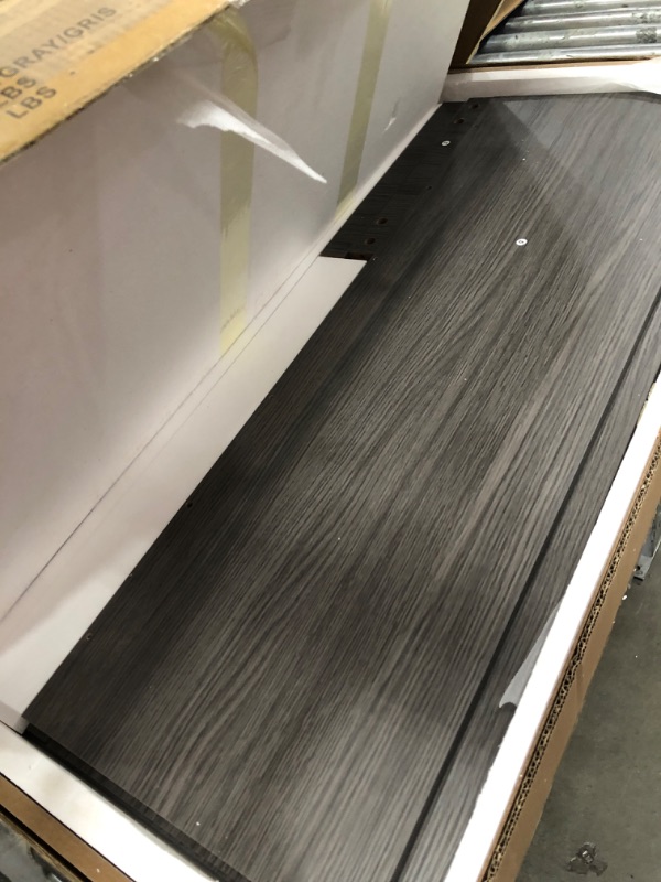 Photo 1 of /MISSING BOXES//ONLY 3 OF 4* Favfurish Twin Size Murphy Bed with 1 Wardrobe and 3 Drawers,Storage-Bed,can be Folded into a Cabinet,No Spring Box Needed,Bedroom Furniture for Children,Teens,Adults,Gray
