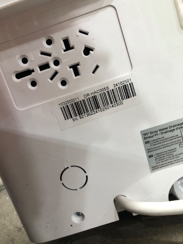 Photo 1 of ***POWERS ON**MISSING WINDOW PANELS***

Dreo Portable Air Conditioners, 12,000 BTU AC Unit for Bedroom with Drainage-free Cooling, 46dB Quiet, APP/Voice/Remote, 24h Timer with Fan & Dehumidifier, Smart Standing AC for Room Indoors, AC515S