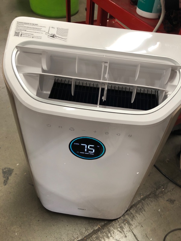 Photo 1 of ***POWERS ON**MISSING WINDOW PANELS***

Dreo Portable Air Conditioners, 12,000 BTU AC Unit for Bedroom with Drainage-free Cooling, 46dB Quiet, APP/Voice/Remote, 24h Timer with Fan & Dehumidifier, Smart Standing AC for Room Indoors, AC515S