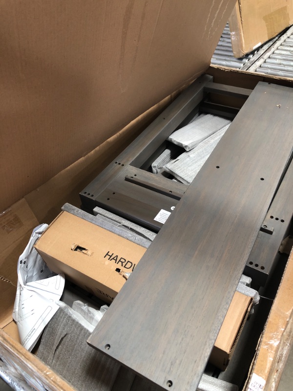 Photo 1 of Homestyles Maho Gray Teak Potting Bench