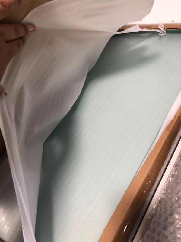 Photo 1 of BARNSMITH 18in x 84in Double Glass Barn Door with 6.6FT Sliding Door Hardware Kit Included & Handle,3-Panel Frosted Glass Solid Wood Slab with Water-Proof PVC Surface,Pre-Drilled Easy Assembly,Grey