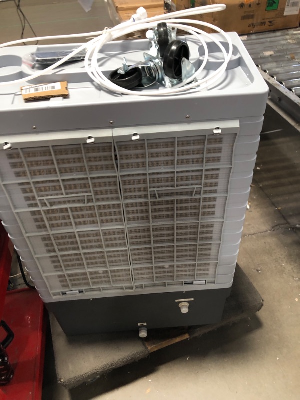 Photo 1 of  Hexago Swamp Cooler, 5000 CFM Evaporative Air Cooler with Mist, 3-Speed, Remote Control, 15H Timer, 13.2 Gallon, Water Shortage Warning, 9 FT Cord, For Indooor Outdoor Patio Garage, ETL Safety Listed