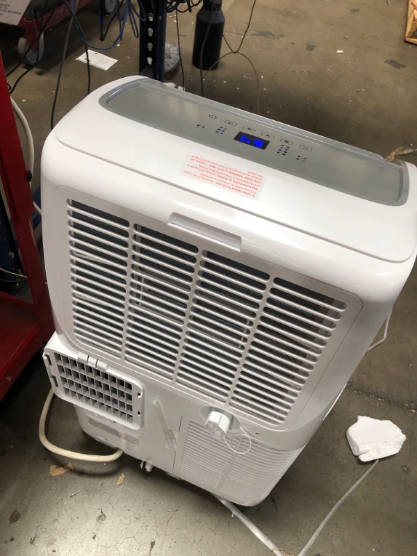 Photo 1 of *POWERS ON**BLACK+DECKER Smart Portable Air Conditioner, 14,000 BTU for Rooms up to 700 Sq. Ft., Smart Portable AC with Follow Me Remote and Window Kit, BPACT14WT, White