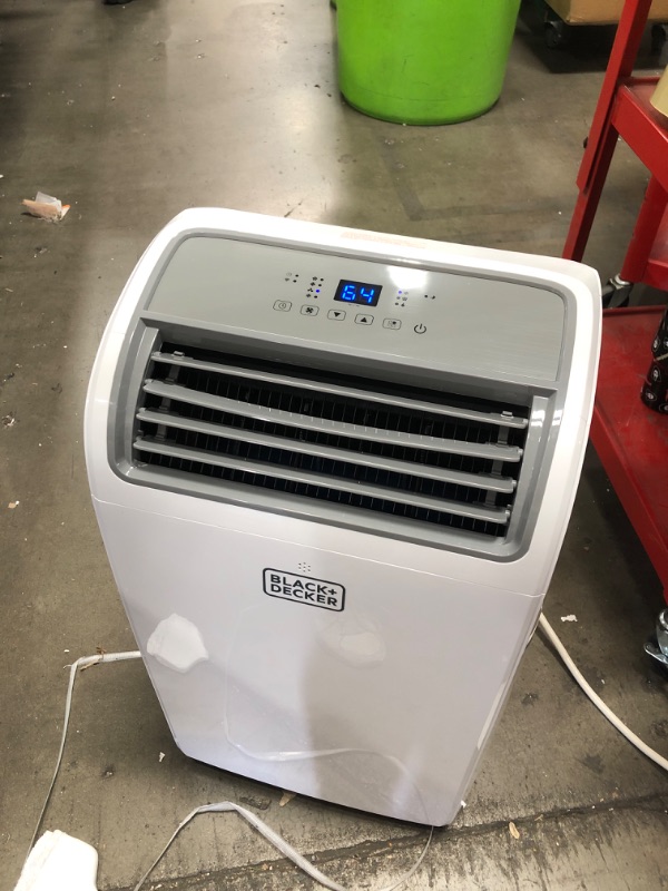 Photo 1 of *POWERS ON**BLACK+DECKER Smart Portable Air Conditioner, 14,000 BTU for Rooms up to 700 Sq. Ft., Smart Portable AC with Follow Me Remote and Window Kit, BPACT14WT, White