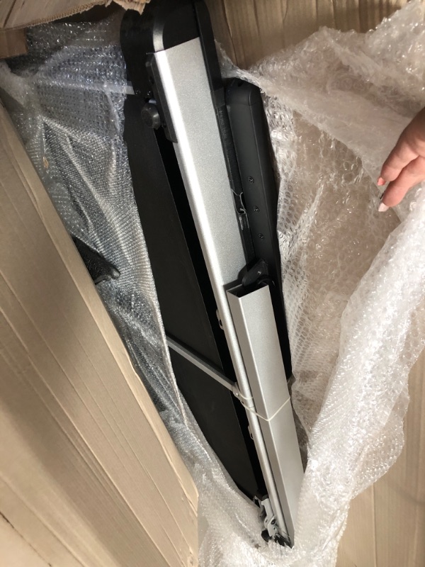 Photo 1 of *UNABLE TOTEST//MISSING CABLE **WELLFIT Incline Treadmill for Home, Heavy Duty Treadmills with 3.5HP 8.6MPH 375 lb Capacity, 18 inch Wide Running Area Commercial Treadmill with LED Screen and Bluetooth Player