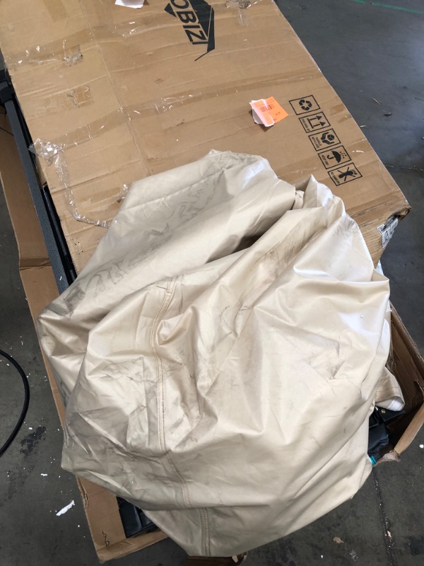Photo 1 of *MISSING PARTS* COBIZI 10x30 Heavy Duty Pop up Canopy with 8 sidewalls Stable Wedding Outdoor Tents for Parties Canopy Pop Up Party Tent UPF 50+ Waterproof Commercial Gazebo with Roller Bag, Khaki(Windproof Upgraded)