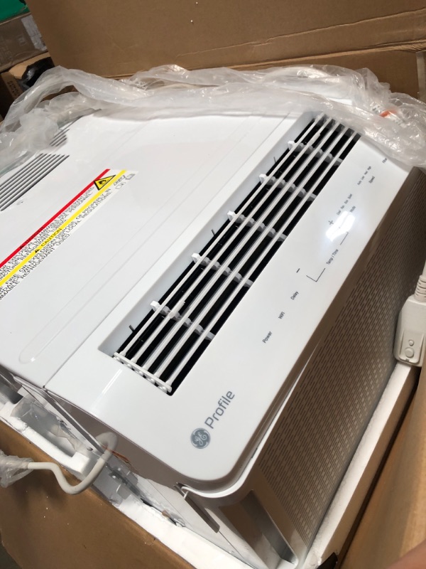 Photo 1 of *TESTED NO POWER ON**Profile PHNT12CC Clearview Air Conditioner 12,000, Inverter Technology, Ultra Quiet, Medium Rooms up to 550 Sq. FT, Full Window View with Easy Installation, Energy-Efficient Cooling, 12200 BTU, White