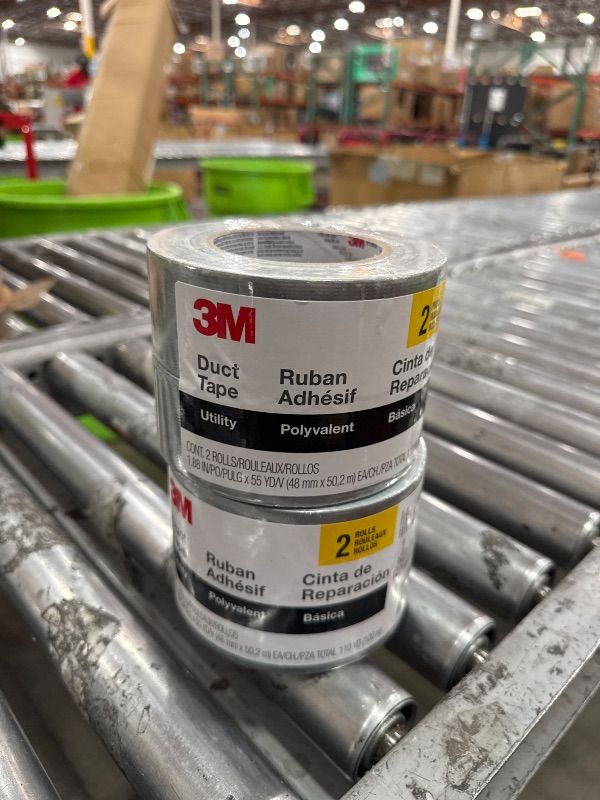 Photo 1 of 1.88 in. x 55 yds. Utility Duct Tape (4 Rolls/Pack)
