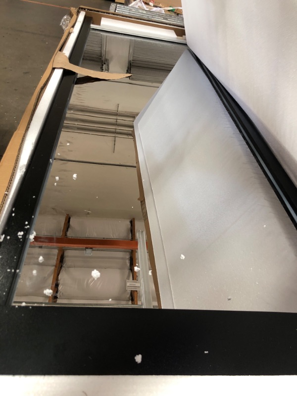 Photo 1 of ***BOX 1 OF 2 ONLY***Alpine Corporation Mirror Waterfall Fountain with Stones and Lights - Zen Indoor/Outdoor Decor for Office, Living Room, Patio, Entryway - 72 Inches