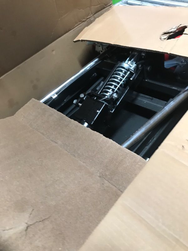 Photo 1 of **PRE OPENED, UNKNOWN IF MISSING PARTS**
VEVOR Hydraulic Lift Table Cart, 500lbs Capacity 28.5" Lifting Height, Manual Single Scissor Lift Table with 4 Wheels and Non-Slip Pad, Hydraulic Scissor Cart for Material Handling, Black