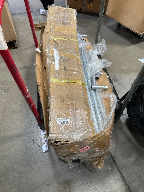 Photo 1 of *** PARTS ONLY, MISSING PARTS *** Lyromix 10 x 20FT Large Outdoor Dog Kennel with Roof, Dog Kennel Outside with Waterproof Cover, Galvanized Heavy Duty Chain Link Dog Runs Cage Playpen for Outside with Secure Lock