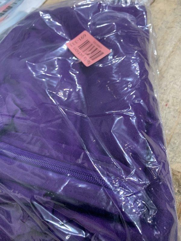Photo 1 of (2XL) (BAGGED) PINSV Women's 2 Piece Outfits Sweatsuits Full Zip Sweatshirts Wide Leg Sweatpant Set Tracksuit Purple 2XL