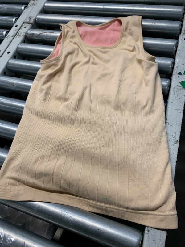 Photo 1 of ***(MINOR DAMAGE)***
Flenwgo Womens Cotton Thermal Fleece Lined Underwear Tops Cami Tank Top Warm Base Layer Vest  L/(Fit 120~145 lb)