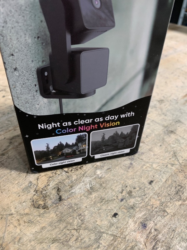 Photo 1 of ***(WHITE)***WYZE Cam Pan v3 Indoor/Outdoor IP65 1080P 360° Pan/Tilt/Zoom Wi-Fi Smart Home Security Camera with Motion Tracking for Baby & Pet, Color Night Vision, Works with Alexa & Google Assistant, Black
