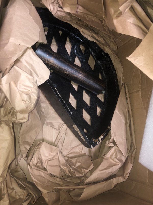 Photo 1 of (used) Cast Iron Half Umbrella Base - 17.7 Inch Diameter by Trademark Innovations (Bronze Finish)