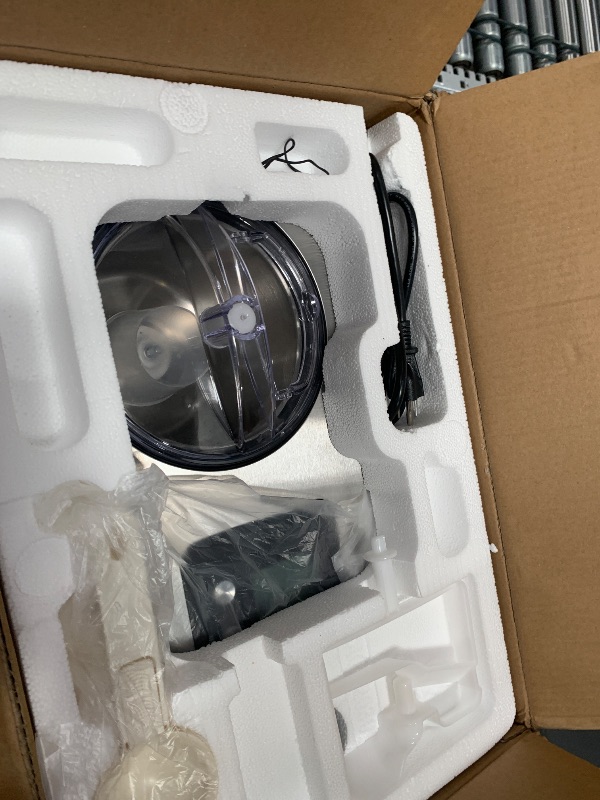 Photo 1 of ***PARTS ONLY***VEVOR Automatic Ice Cream Maker with Built-in Compressor, 2 Quart No Pre-freezing Fruit Yogurt Machine, Stainless Steel Electric Sorbet Maker, 3 Modes Gelato Maker with LCD Display & Timer, Silver