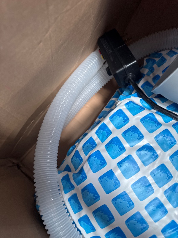 Photo 1 of *UNKNOWN OF ANY MAJOR DAMAGES**INTEX 28131EH Easy Set Inflatable Swimming Pool Set: 12ft x 30in – Includes 530 GPH Cartridge Filter Pump – Puncture-Resistant Material – 1485 Gallon Capacity – 23in Water Depth