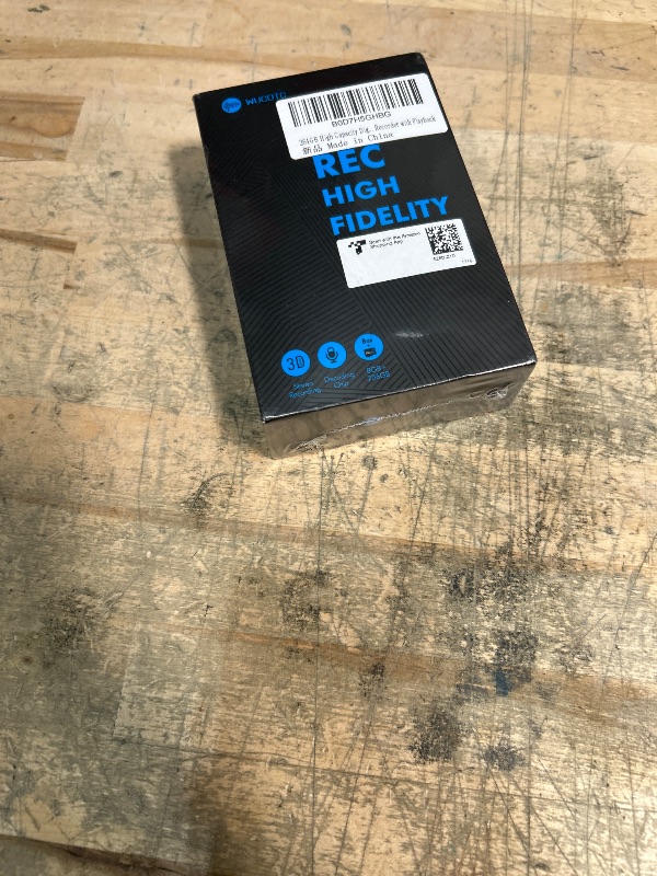 Photo 1 of **FACTORY SEALED** 264GB High Capacity Digital Voice Recorder - WUCOTC Voice Activated Recorder for Lectures Meetings, Up to 18000 Hours Recording with Playback, MP3 Player, Password Protection, Variable Speed, Black