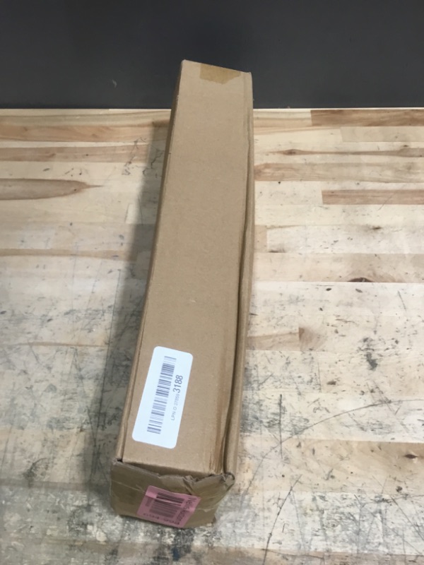 Photo 1 of *MISSING END CAPS* Mavivegue Closet Rod, 17 to 43 Inch Adjustable Closet Rods for Hanging Clothes, White, Hanging Rod for Closet Wardrobes Laundry RV, Bathroom