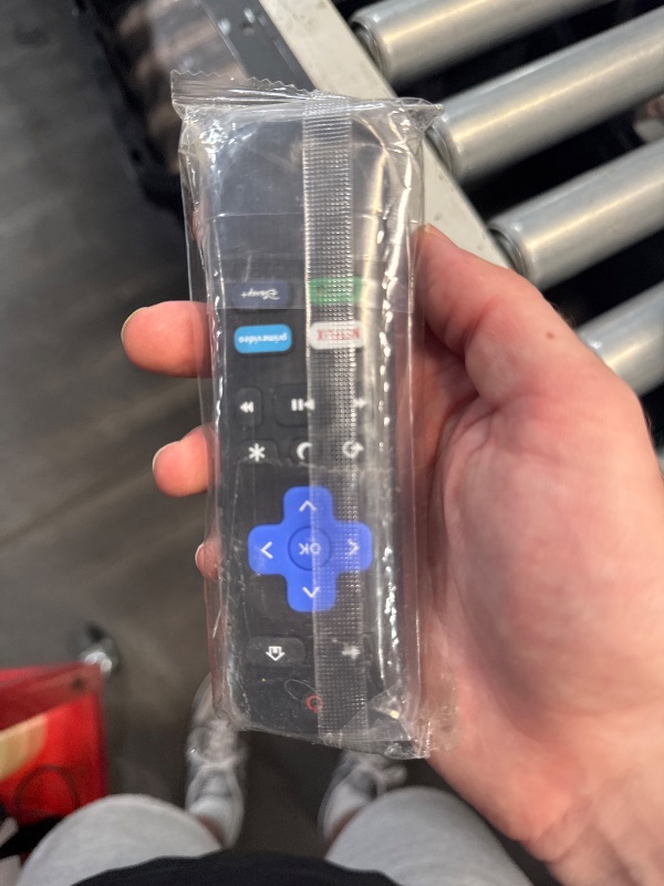 Photo 1 of (USED/FAIR) ($14.99) Replacement Remote Control Only for All Roku TV, Compatible for TCL Roku/Hisense Roku/Onn Roku Series Smart TVs (Not for Roku Stick and Box)