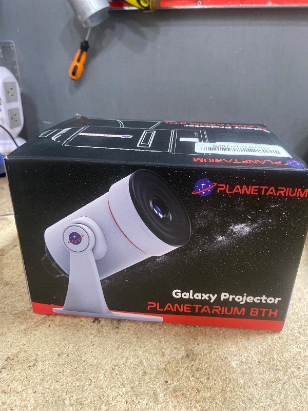 Photo 1 of [2025 Upgraded] Galaxy Projector, HD Brighter Wider Projection Planetarium Star Projector with 7-Color Night Light Realistic Starry Sky Space Solar System Moon Nebula for Bedroom Ceiling Room Decor