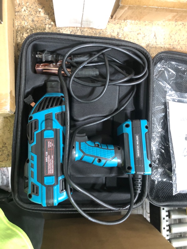 Photo 1 of Welding Machine Handheld, Portable ARC Welder Hand Held Welder Gun, for 3/32"-1/8" Stick Welder,BTOBI 110V, IGBT Inverter with Welding Tool Set and Toolbox