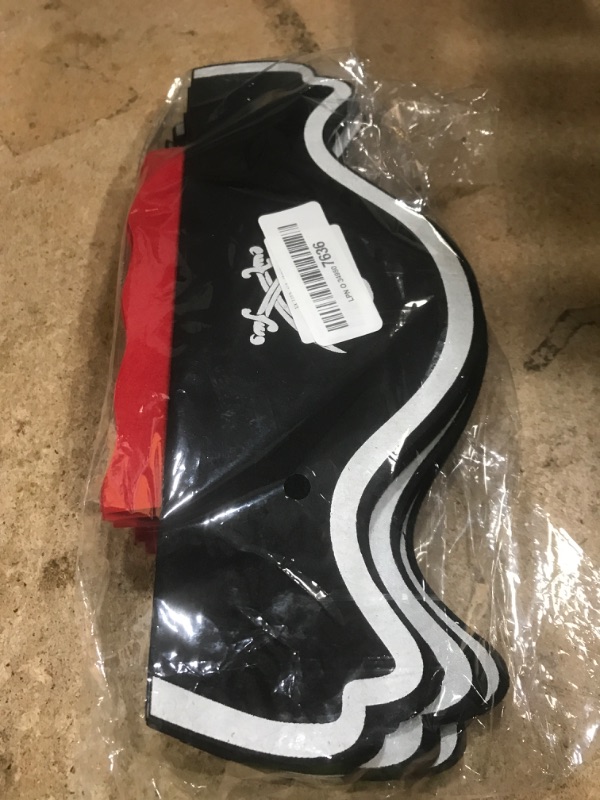 Photo 1 of (PARTIAL SET) Legigo Funny Pirate Party Set - Kids' Cosplay Supplies Include 12 Felt Hats, 12 Eye Patches, 12 Inflatable Swords for Caribbean Fancy Dress Party