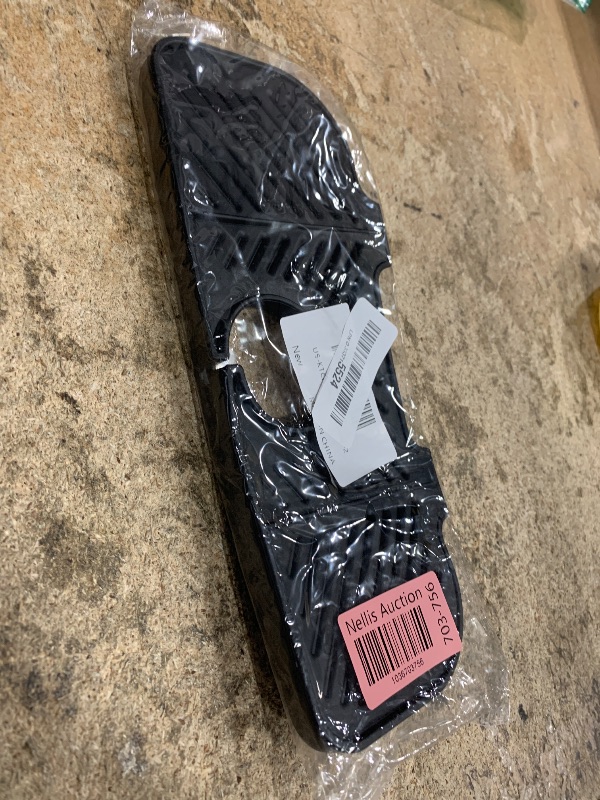 Photo 1 of Faucet Mat for Kitchen Sink?6° Slope Sink Splash Guard?Splash Guard for Kitchen Sink?Kitchen Sink Splash Guard for Dish Soap Sponge Holder?Silicone Faucet Guard & Draining Mat-Black