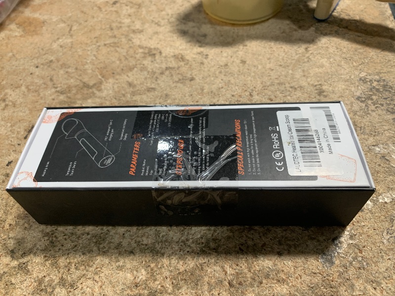 Photo 1 of *Parts only* NEWEST Heated Ice Cream Scoop, Rechargeable Electric Ice Cream Scoop, Maximum Heating up to 158? for Hard Ice Cream (White)