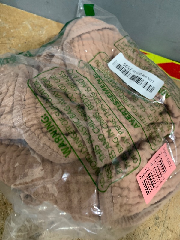 Photo 1 of (Missing one) Hooded Baby Towels for Newborn 2 Pack 100% Muslin Cotton Baby Bath Towel with Hood for Babies, Infant, Toddler and Kids, Large 32x32Inch