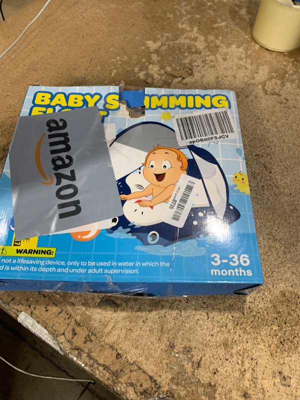 Photo 1 of (Missing shade) Baby Pool Float for 3-36 Months, Baby Swim Float with Canopy, Beach Toys for Toddlers 1-3 Years Old