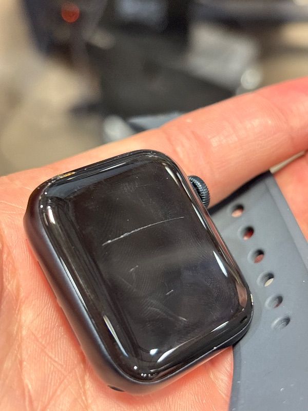 Photo 1 of *** WATCH IS LOCKED *** Apple Watch SE (2nd Gen) [GPS 40mm] Smartwatch with Midnight Aluminum Case with Midnight Sport Band S/M. Fitness and Sleep Trackers, Crash Detection, Heart Rate Monitor, Retina Display
