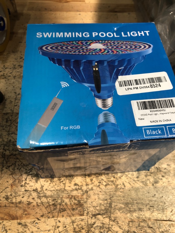 Photo 1 of CEDIO Pool Lights for Inground Pool, 120V 65W Led Pool Light Bulb for Inground Pool, Color Changing Underwater Pool Light with Remote Control, E26/E27 Replacement for Pentair Hayward Fixture